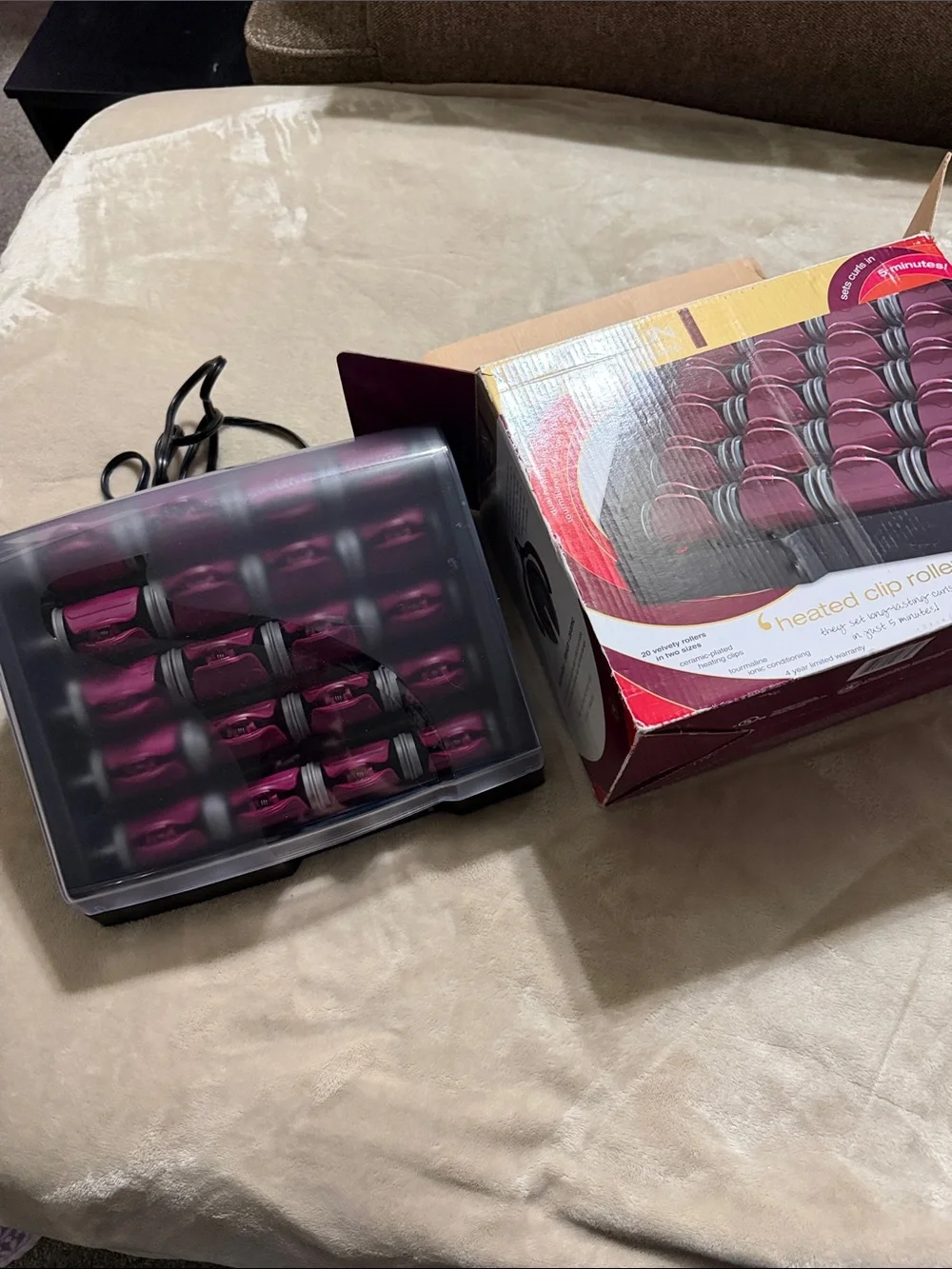 Remington heated clip rollers